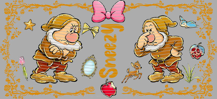 16oz Disney style-D-2657